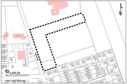 236111-1_Geltungsbereich_B-Plan_2-217_Neues Hallenbad © Gemeinde Isernhagen