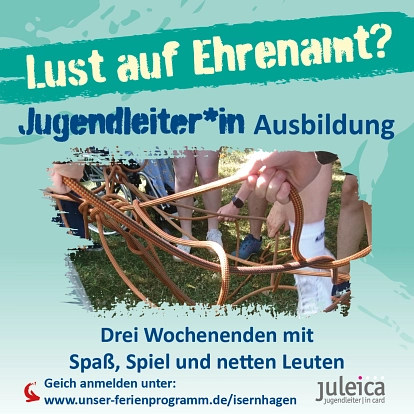 Juleica Plakat © Gemeinde Isernhagen